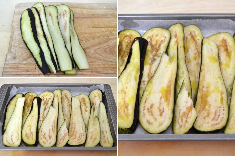 1 tagliare melanzane
