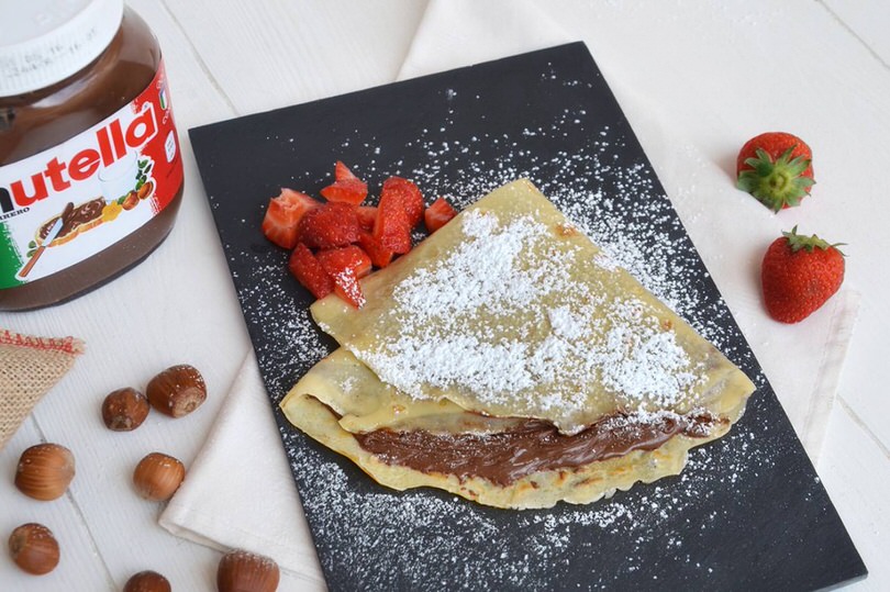 Crêpes alla nutella