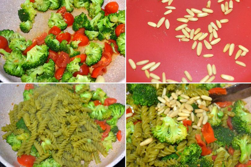 3-aggiungere-pasta-e-pinoli