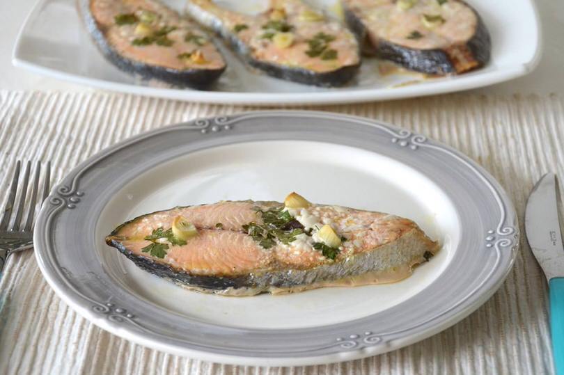 Salmone al forno