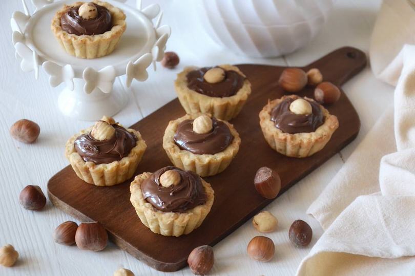 Cestini di pasta frolla alle nocciole