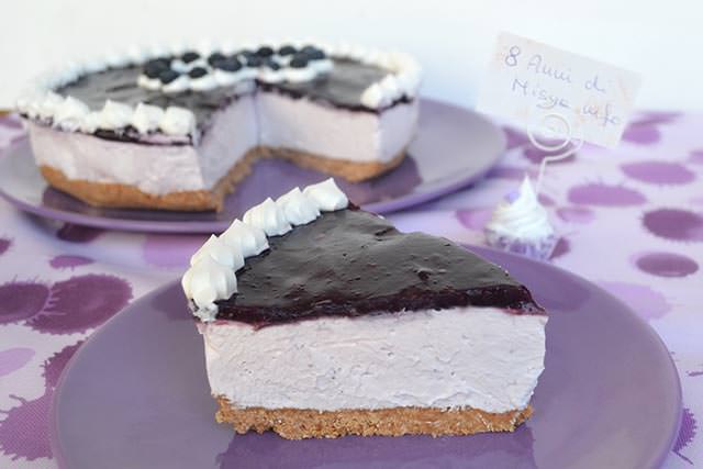Cheesecake ai mirtilli