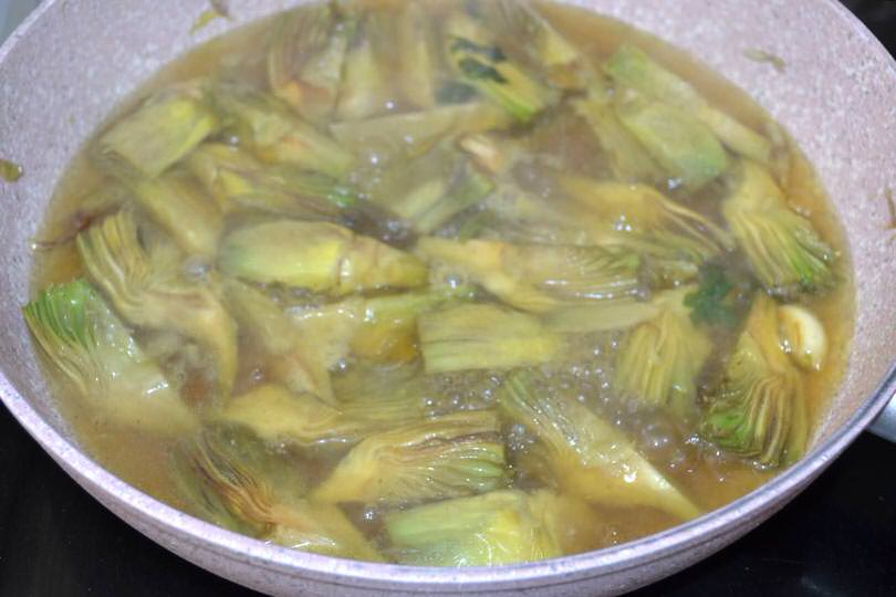 3 carciofi nel brodo