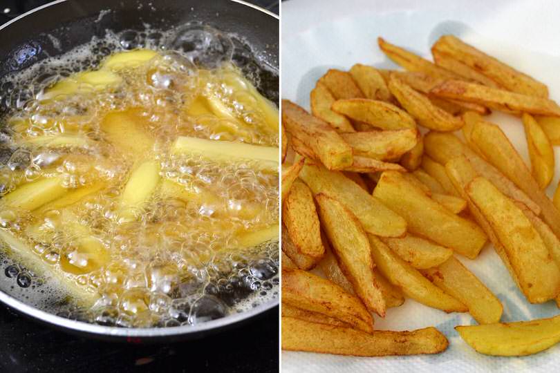 4 friggere patate