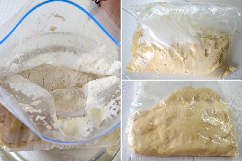 5 aggiungere altra farina