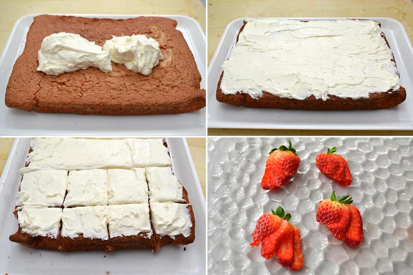 6 glassare torta