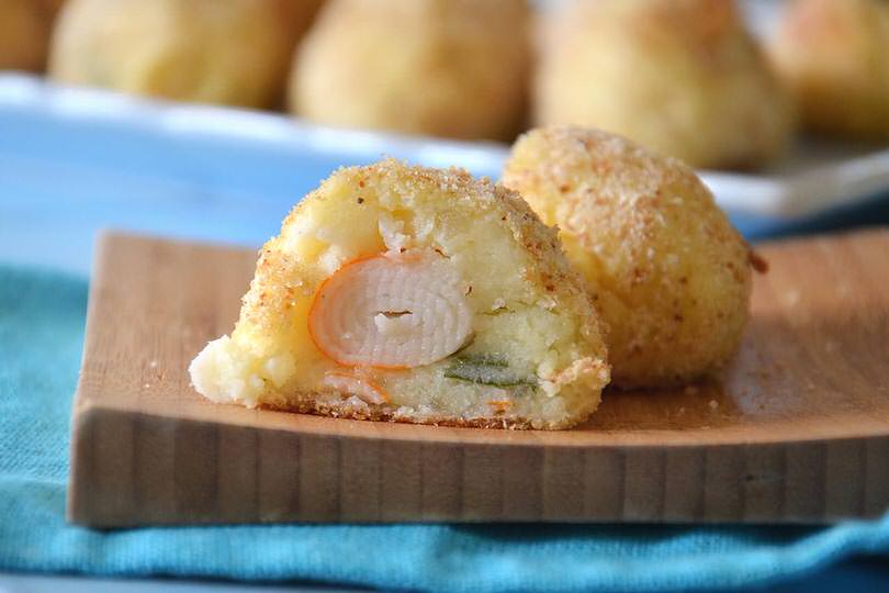 Crocchette di patate e surimi