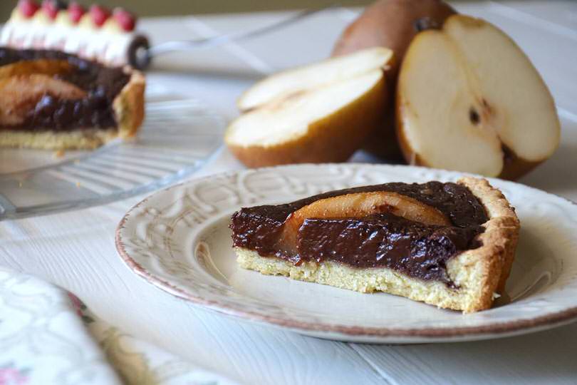 Crostata pere cioccolato