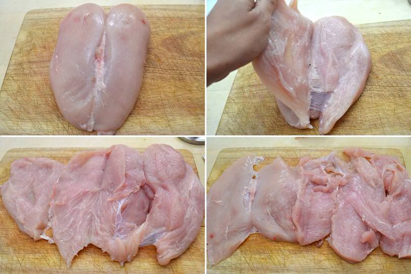 1 tagliare pollo