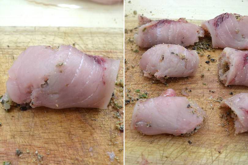3 preparare involtini