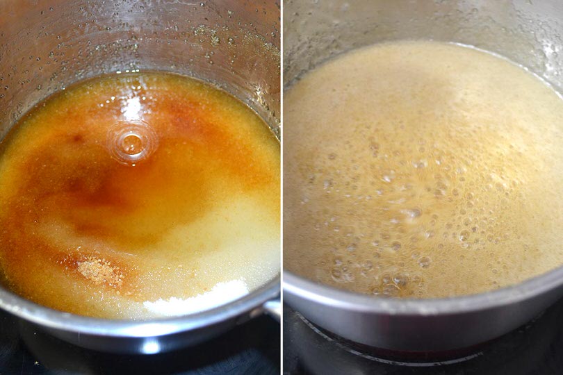 1 acqua e zucchero