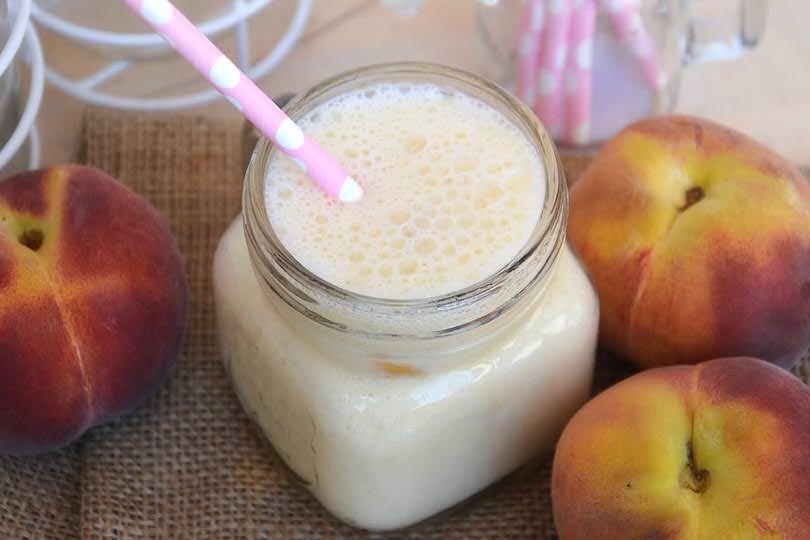 Frullato di pesche
