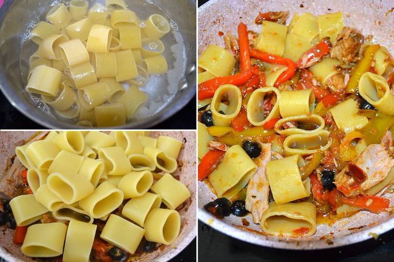 5 aggiungere pasta