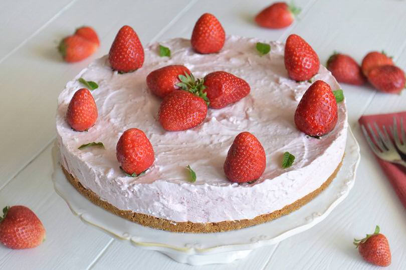 cheesecake fragole