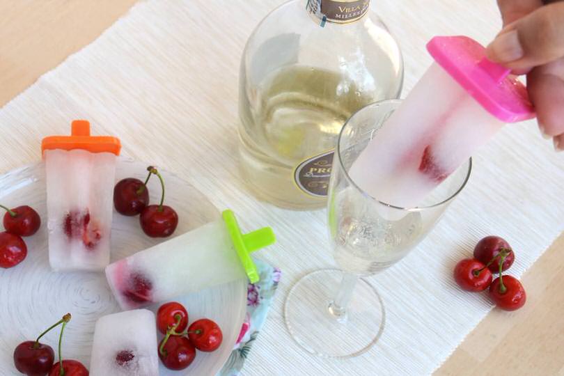 ghiaccioli al prosecco