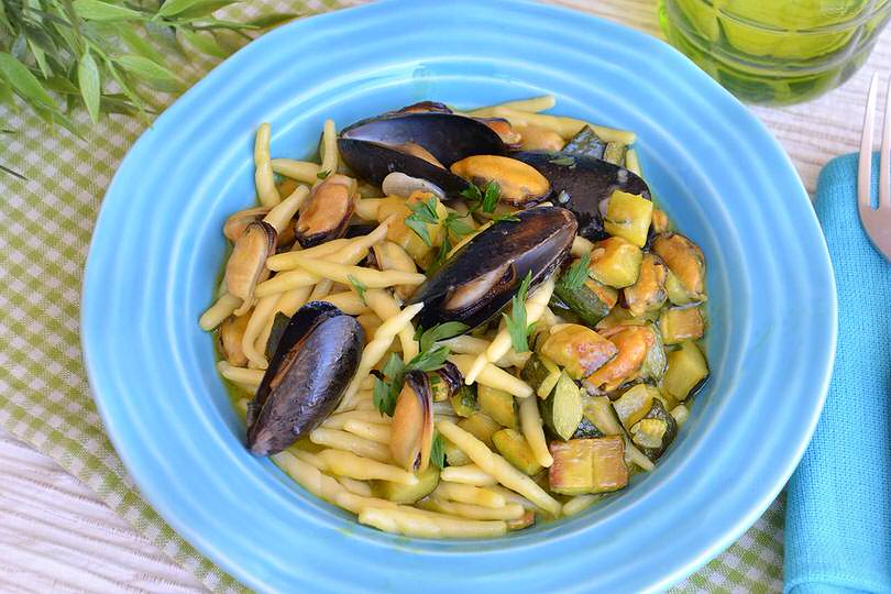 Trofie zucchine e cozze