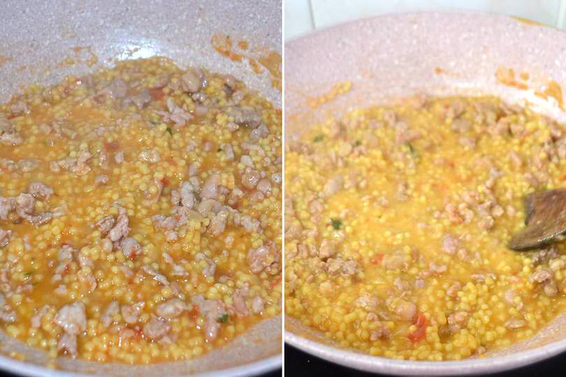 4 aggiungere parmigiano