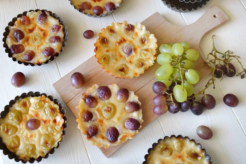Tartellette all’uva