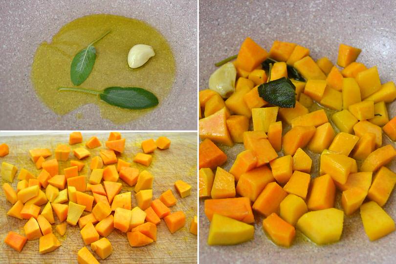 1 cuocere zucca