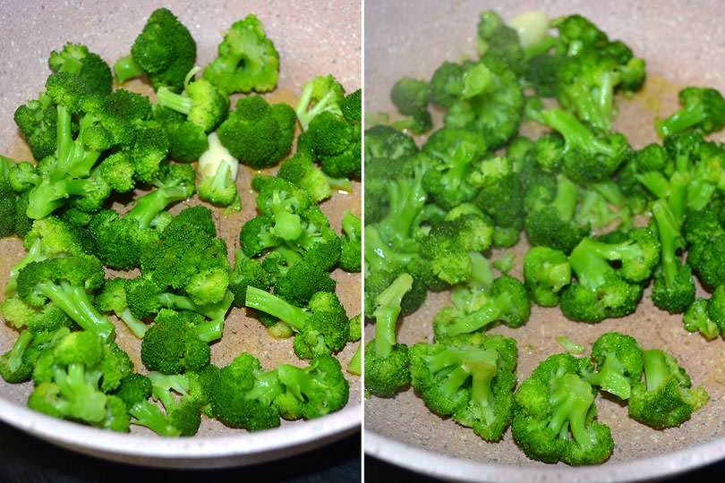 2 broccoli in padella
