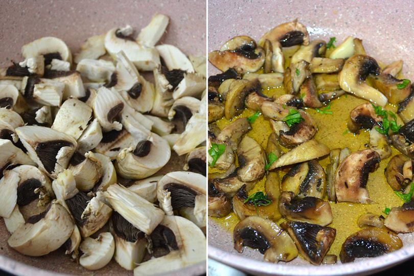 3 cuocere funghi