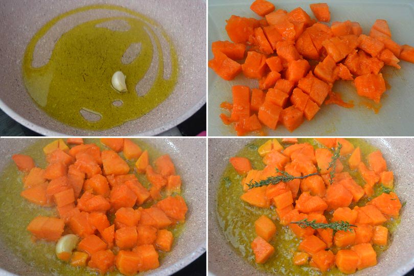 4 cuocere la zucca