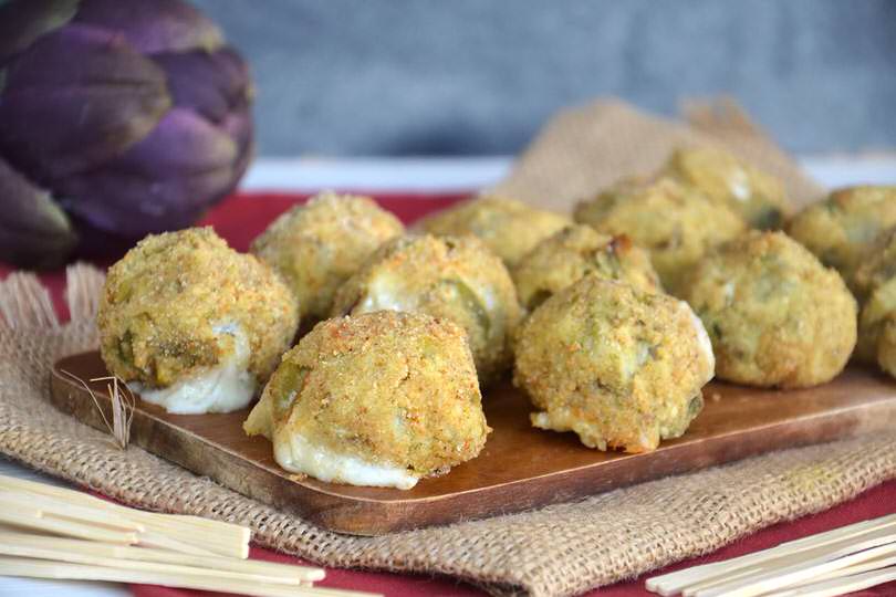 Polpette di carciofi e ricotta