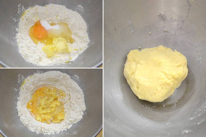 1 impastare ingredienti