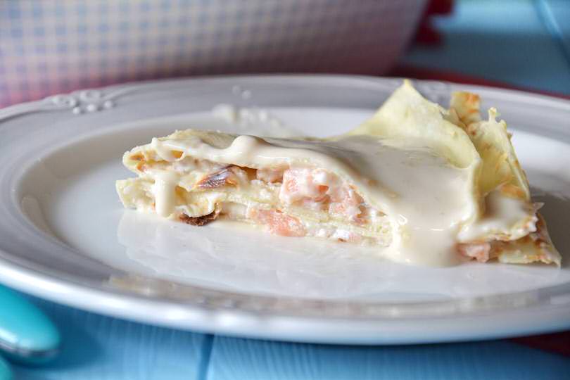 Crepes al salmone