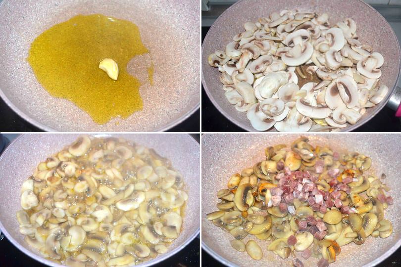 1 funghi e pancetta