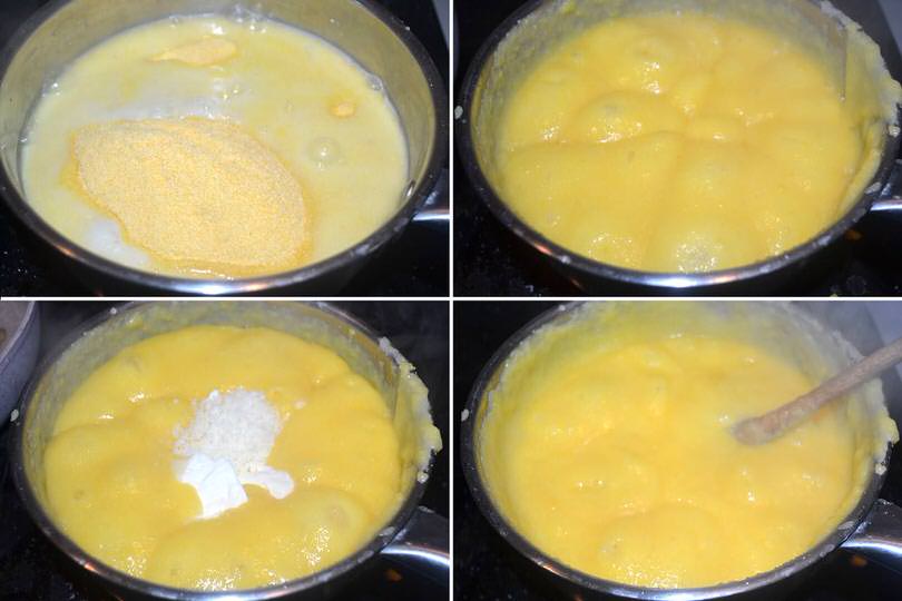 2 cuocere polenta