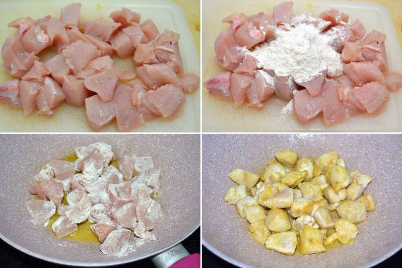 2 cuocere pollo