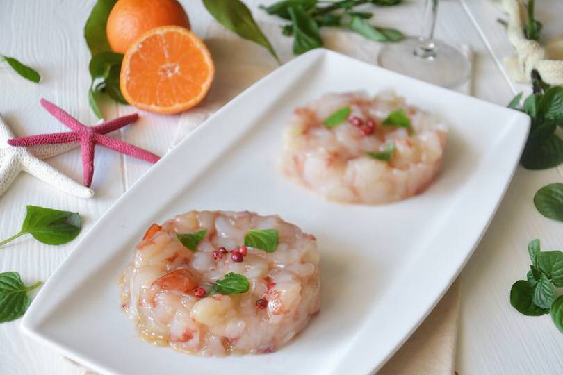 Tartare di gamberi