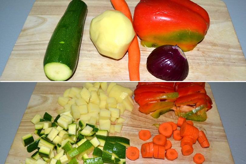 1 tagliare verdure