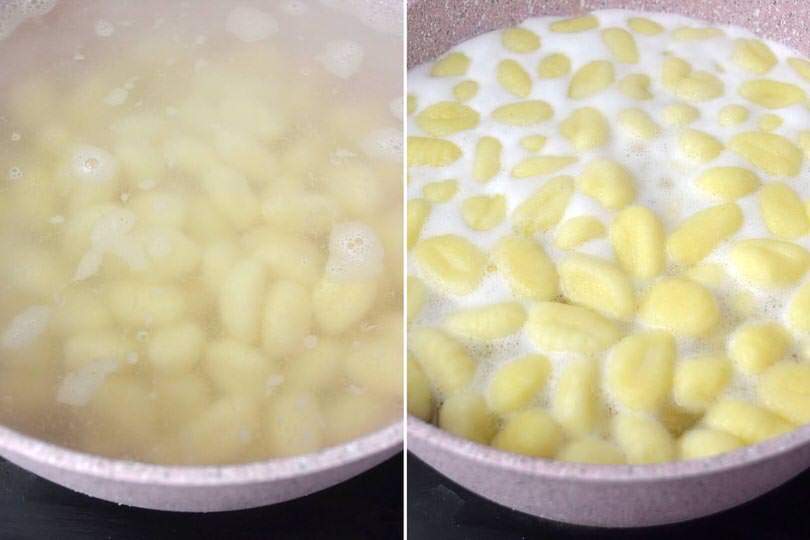 2 cuocere gnocchi