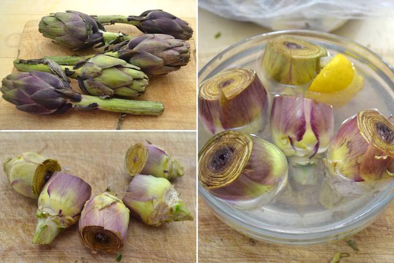 2 pulire carciofi