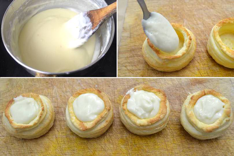 4 farcire vol au vent