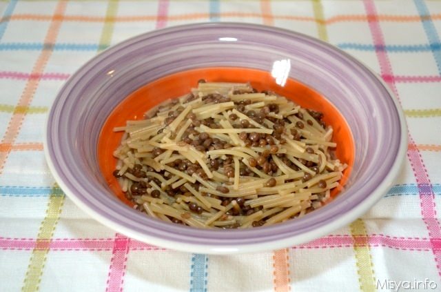 Pasta e lenticchie Bimby
