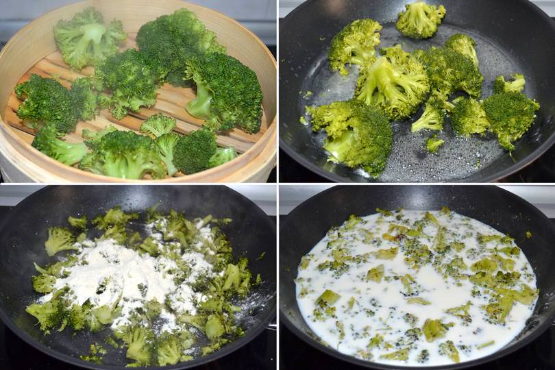 1 cuocere broccoli