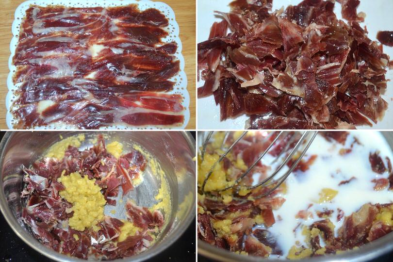 2 aggiungere jamon