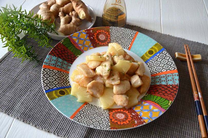 Pollo all'ananas