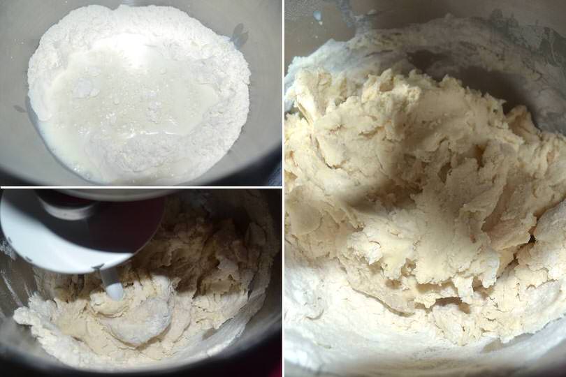 1 impastare ingredienti