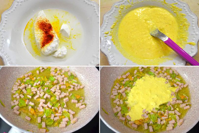 2 ricotta e zafferano