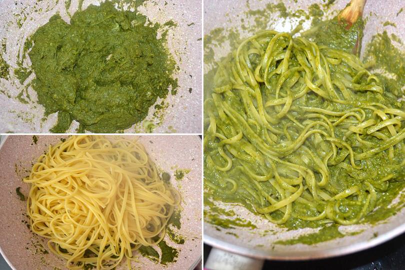 4 aggiungere pasta
