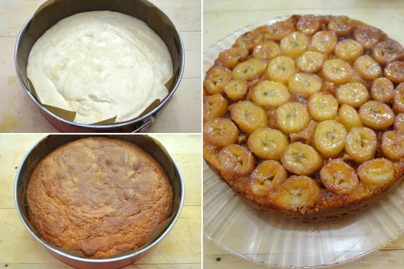 6 cuocere e rovesciare torta