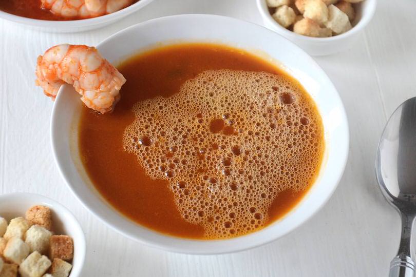 Bisque di gamberi