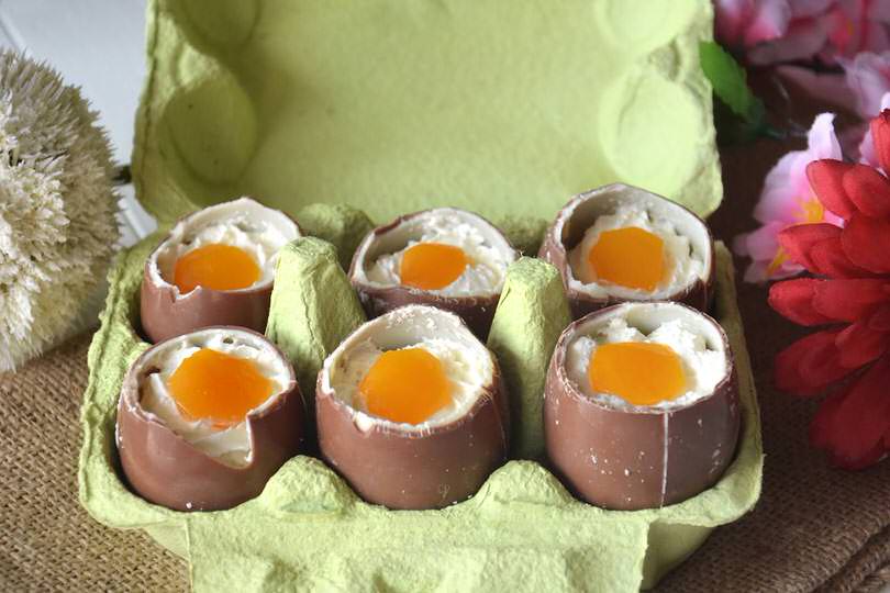 Ovetti di cioccolato ripieni