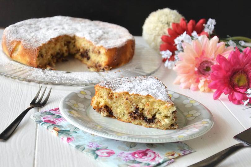 Torta di grano e cioccolato