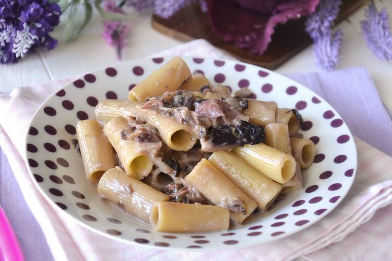 Pasta radicchio e gorgonzola