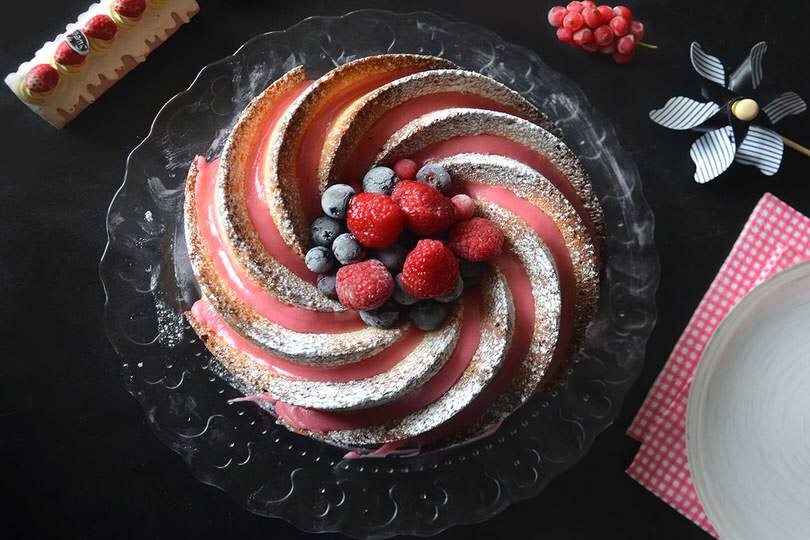 Torta vortice al limone
